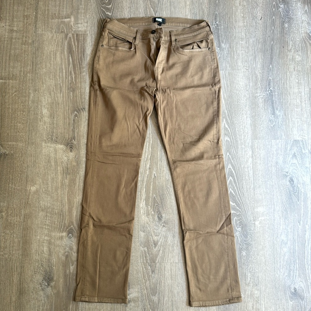 Paige Federal Slim Straight Jeans 33 Waist